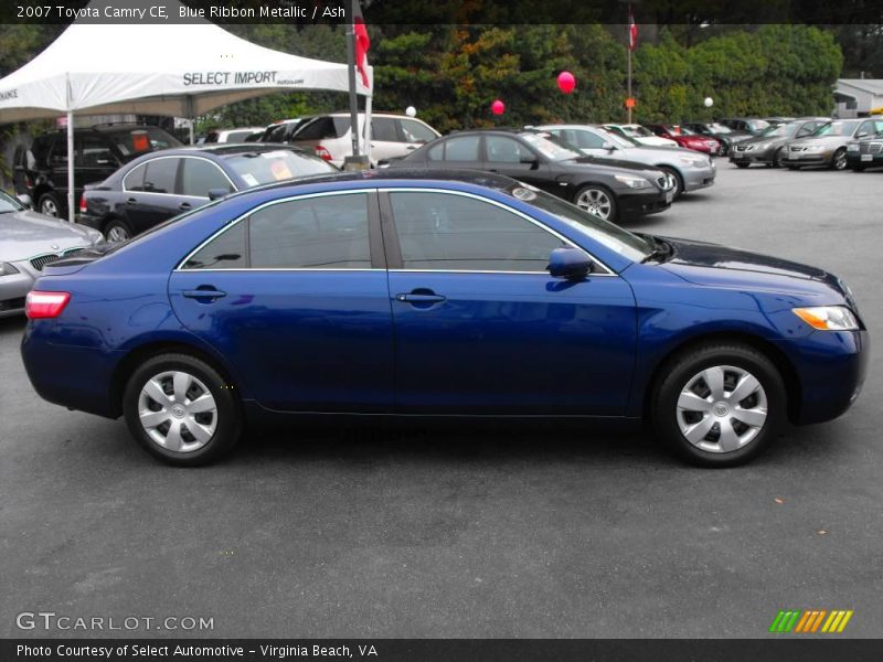 Blue Ribbon Metallic / Ash 2007 Toyota Camry CE