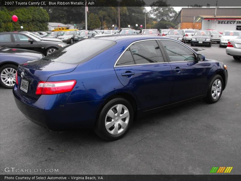 Blue Ribbon Metallic / Ash 2007 Toyota Camry CE