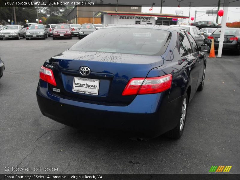 Blue Ribbon Metallic / Ash 2007 Toyota Camry CE