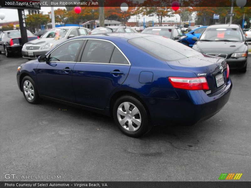Blue Ribbon Metallic / Ash 2007 Toyota Camry CE