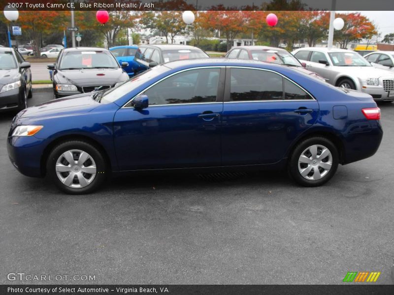 Blue Ribbon Metallic / Ash 2007 Toyota Camry CE