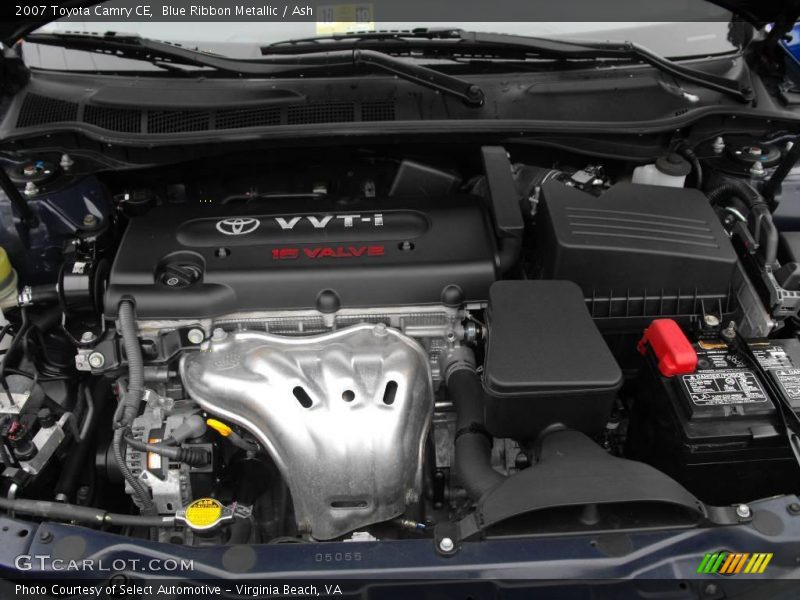 Blue Ribbon Metallic / Ash 2007 Toyota Camry CE