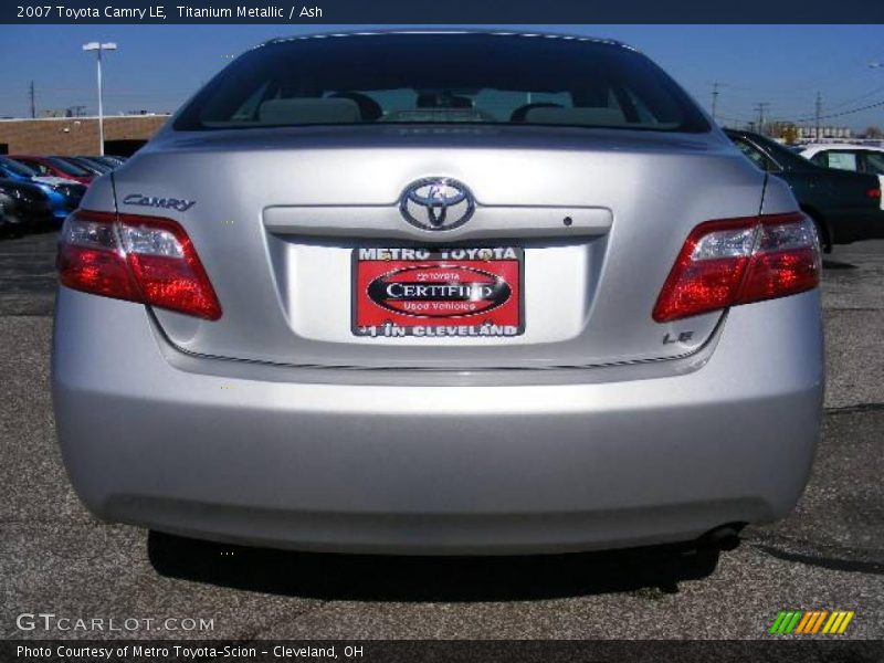 Titanium Metallic / Ash 2007 Toyota Camry LE