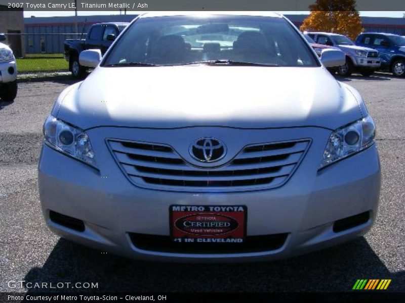 Titanium Metallic / Ash 2007 Toyota Camry LE