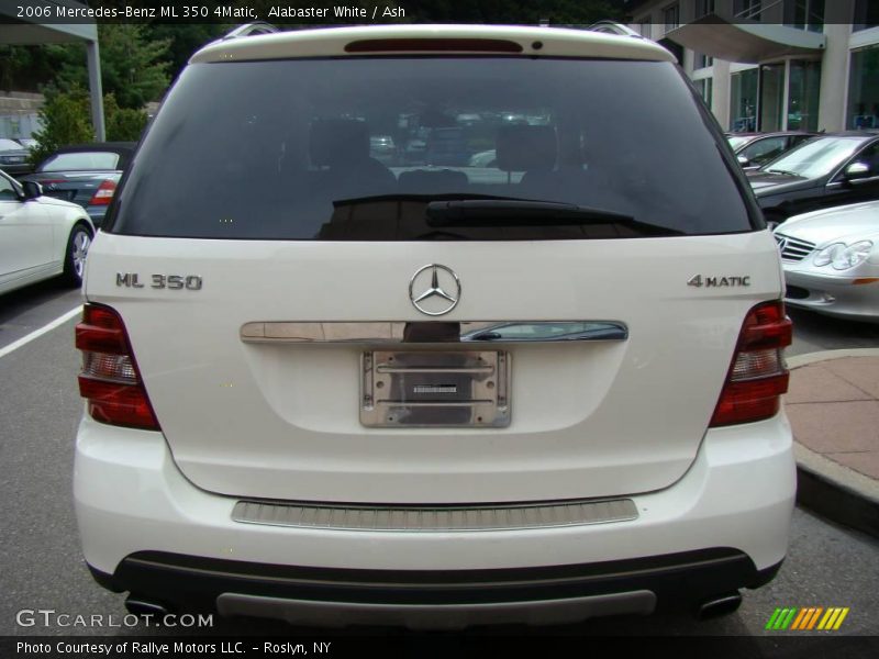 Alabaster White / Ash 2006 Mercedes-Benz ML 350 4Matic