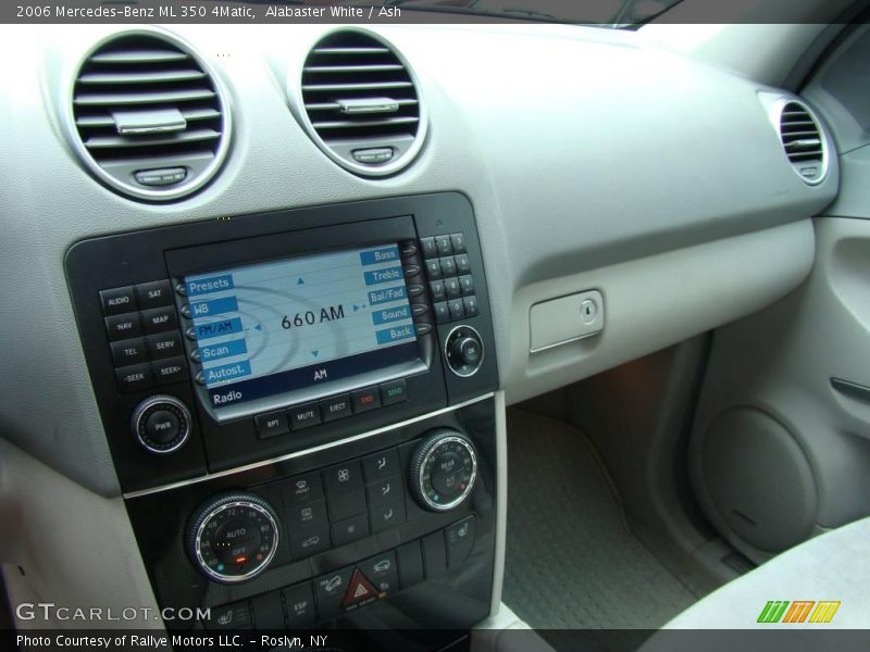 Alabaster White / Ash 2006 Mercedes-Benz ML 350 4Matic