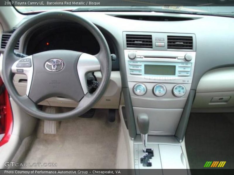 Barcelona Red Metallic / Bisque 2007 Toyota Camry LE