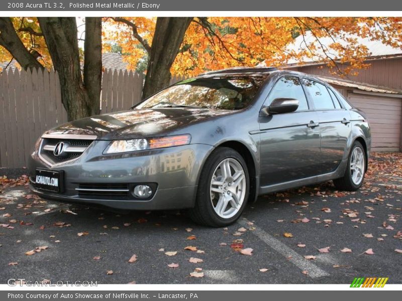 Polished Metal Metallic / Ebony 2008 Acura TL 3.2