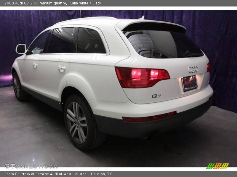 Calla White / Black 2008 Audi Q7 3.6 Premium quattro