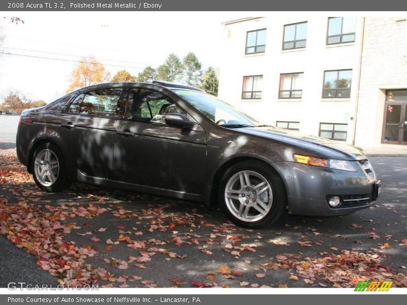 Polished Metal Metallic / Ebony 2008 Acura TL 3.2