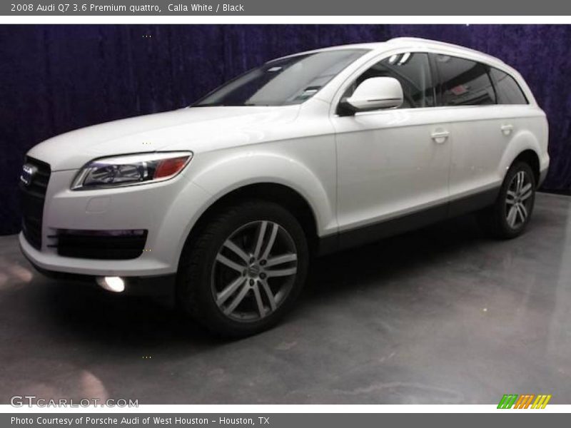 Calla White / Black 2008 Audi Q7 3.6 Premium quattro