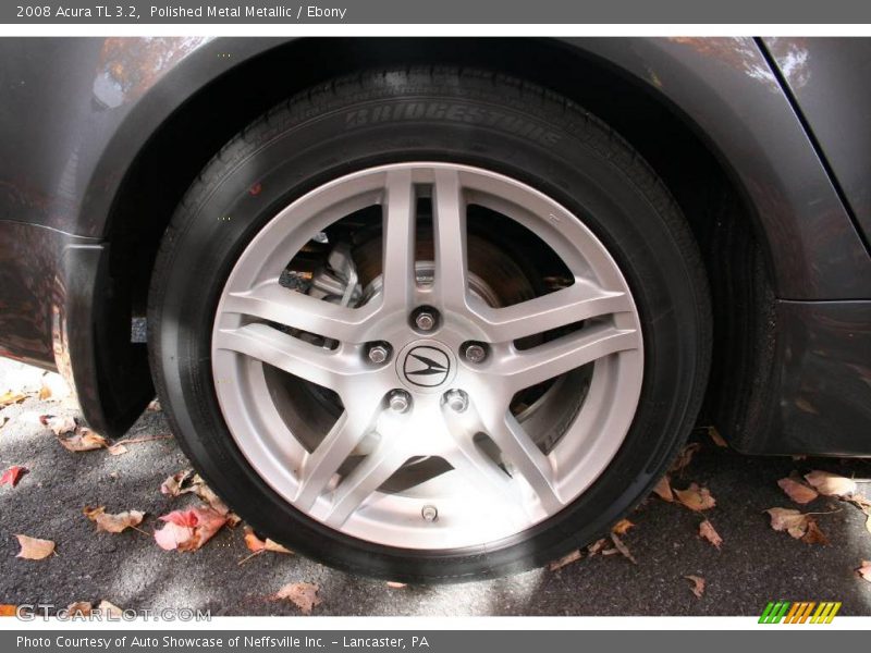 Polished Metal Metallic / Ebony 2008 Acura TL 3.2