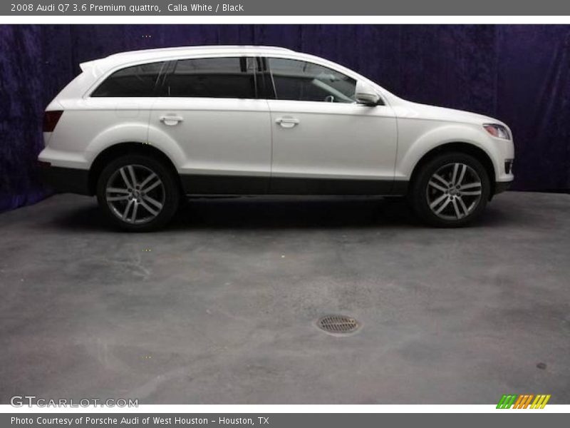 Calla White / Black 2008 Audi Q7 3.6 Premium quattro