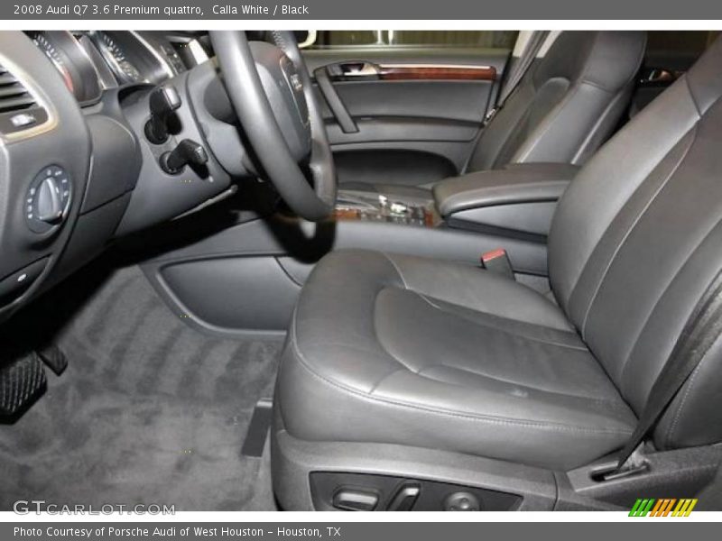 Calla White / Black 2008 Audi Q7 3.6 Premium quattro