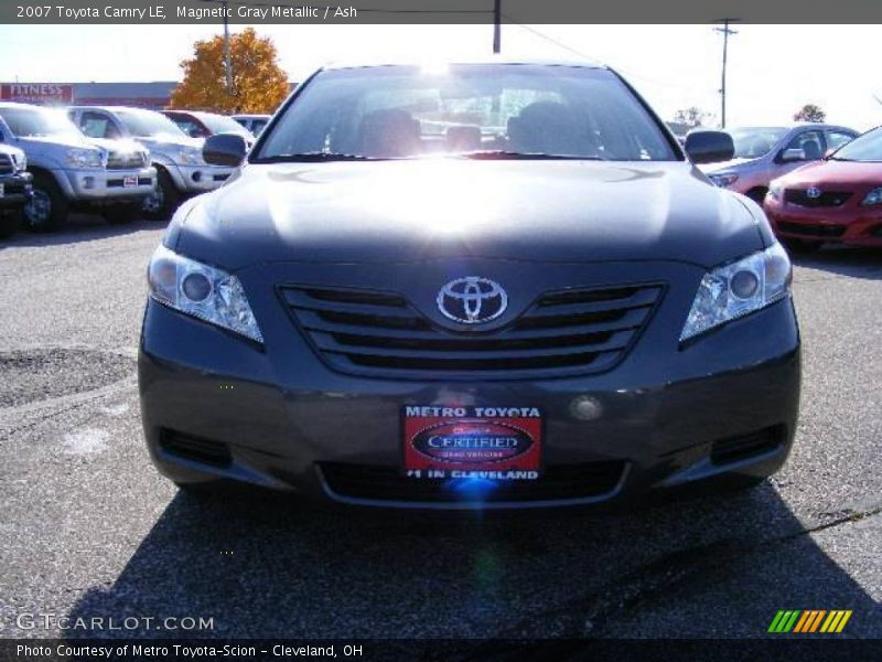 Magnetic Gray Metallic / Ash 2007 Toyota Camry LE
