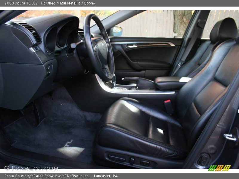 Polished Metal Metallic / Ebony 2008 Acura TL 3.2