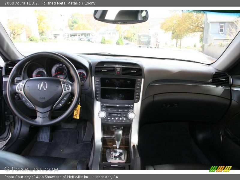 Polished Metal Metallic / Ebony 2008 Acura TL 3.2