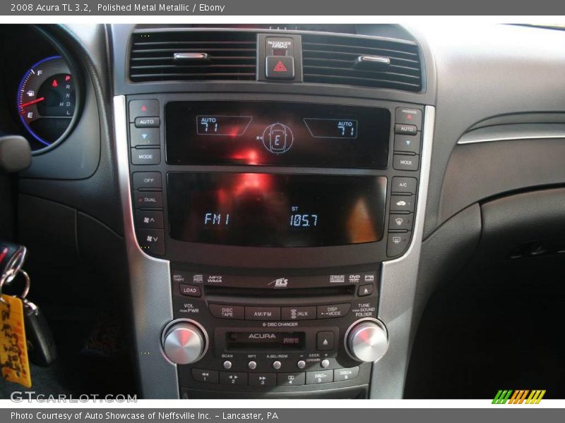 Polished Metal Metallic / Ebony 2008 Acura TL 3.2