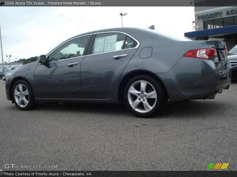 Polished Metal Metallic / Ebony 2009 Acura TSX Sedan