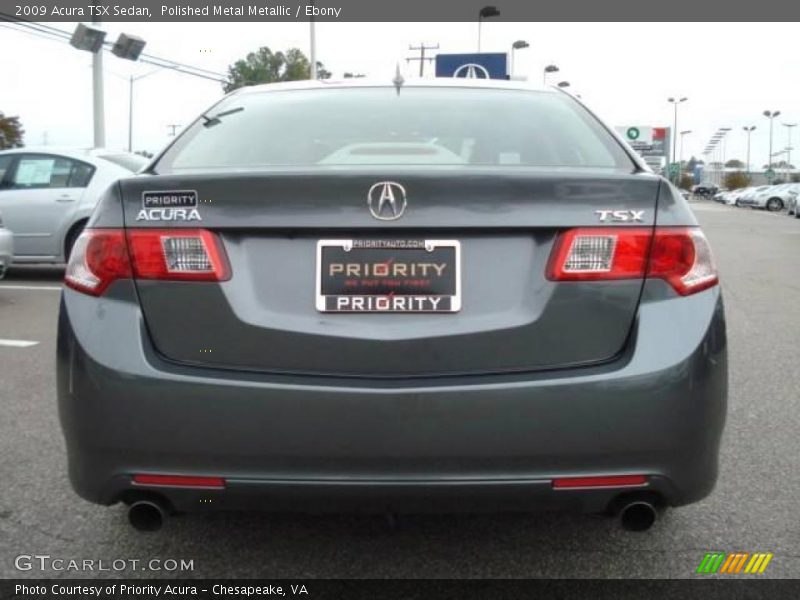 Polished Metal Metallic / Ebony 2009 Acura TSX Sedan
