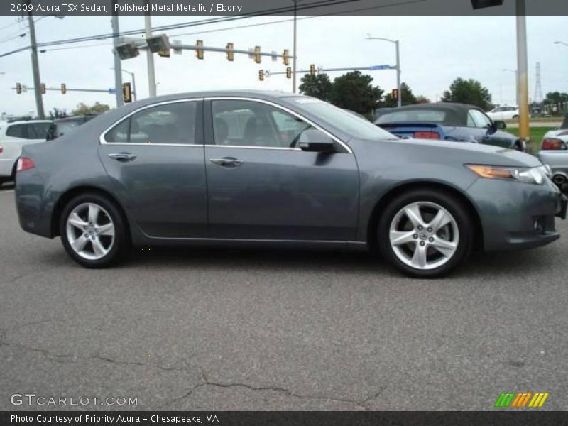 Polished Metal Metallic / Ebony 2009 Acura TSX Sedan