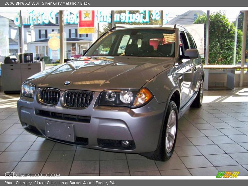 Silver Grey Metallic / Black 2006 BMW X3 3.0i