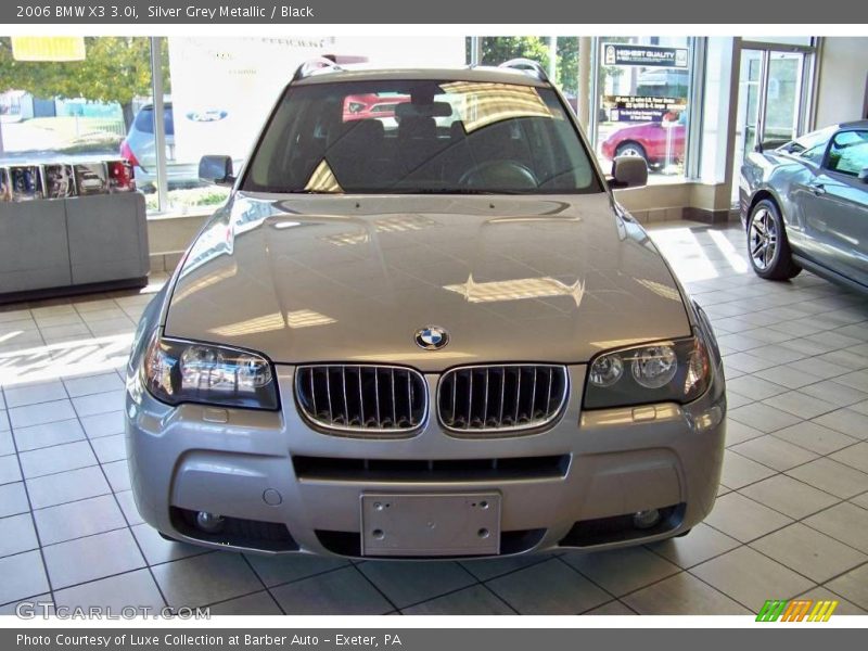 Silver Grey Metallic / Black 2006 BMW X3 3.0i