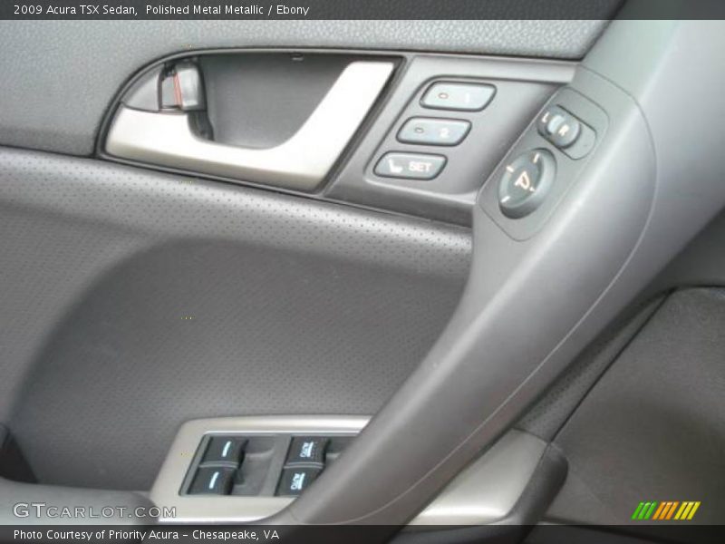 Polished Metal Metallic / Ebony 2009 Acura TSX Sedan