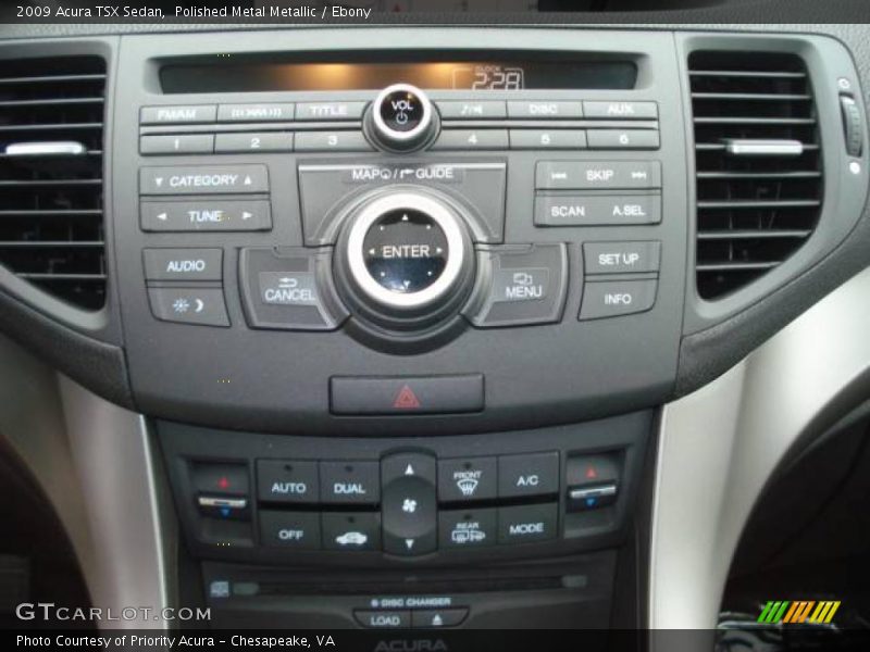 Polished Metal Metallic / Ebony 2009 Acura TSX Sedan