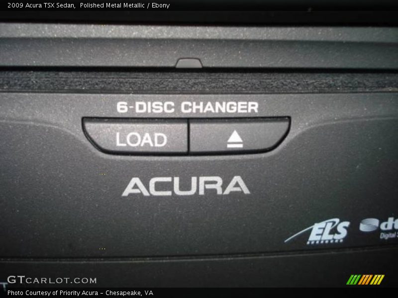 Polished Metal Metallic / Ebony 2009 Acura TSX Sedan
