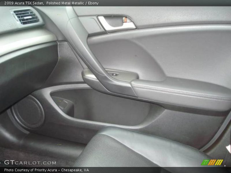 Polished Metal Metallic / Ebony 2009 Acura TSX Sedan