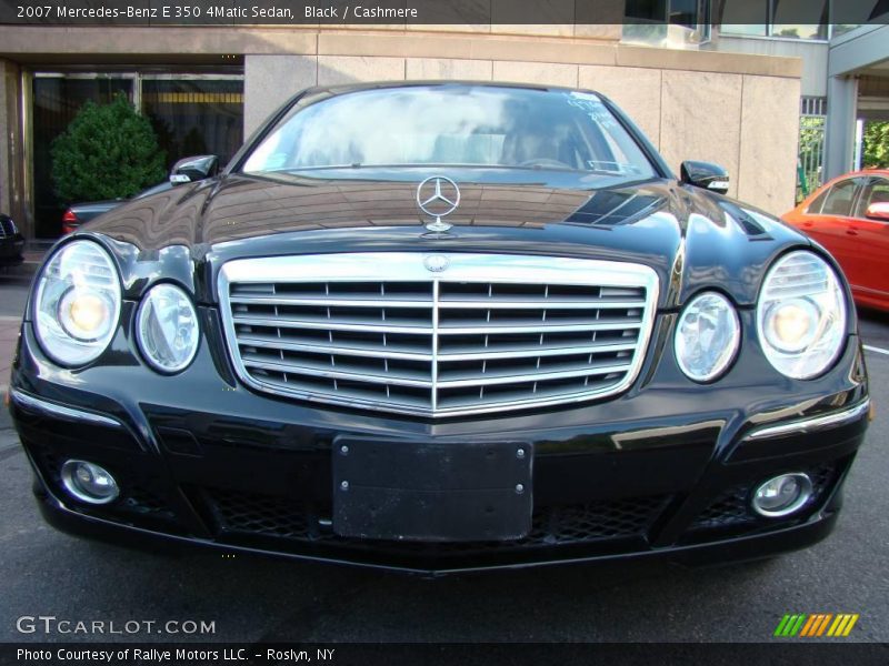 Black / Cashmere 2007 Mercedes-Benz E 350 4Matic Sedan