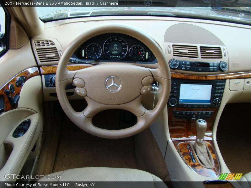 Black / Cashmere 2007 Mercedes-Benz E 350 4Matic Sedan