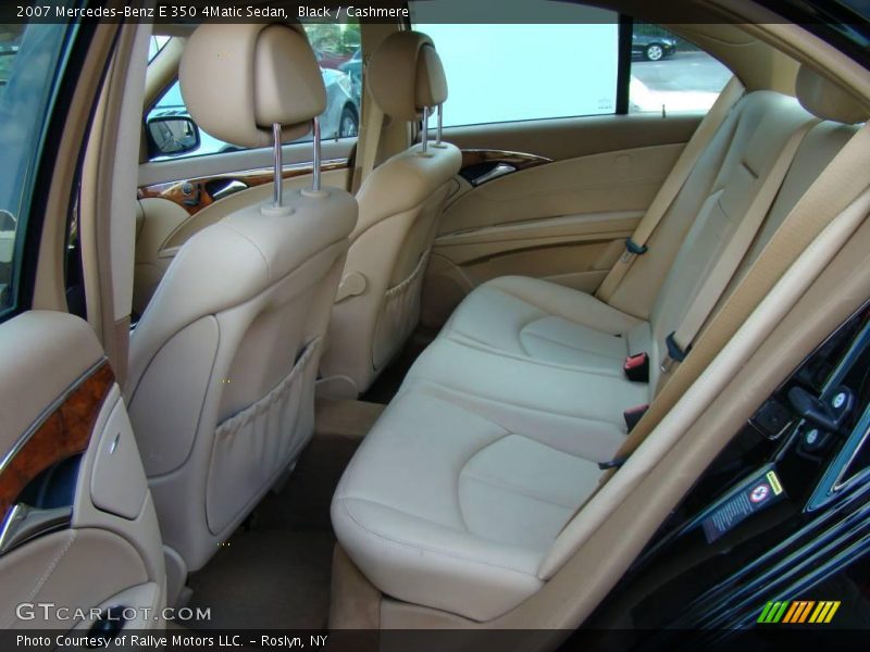 Black / Cashmere 2007 Mercedes-Benz E 350 4Matic Sedan