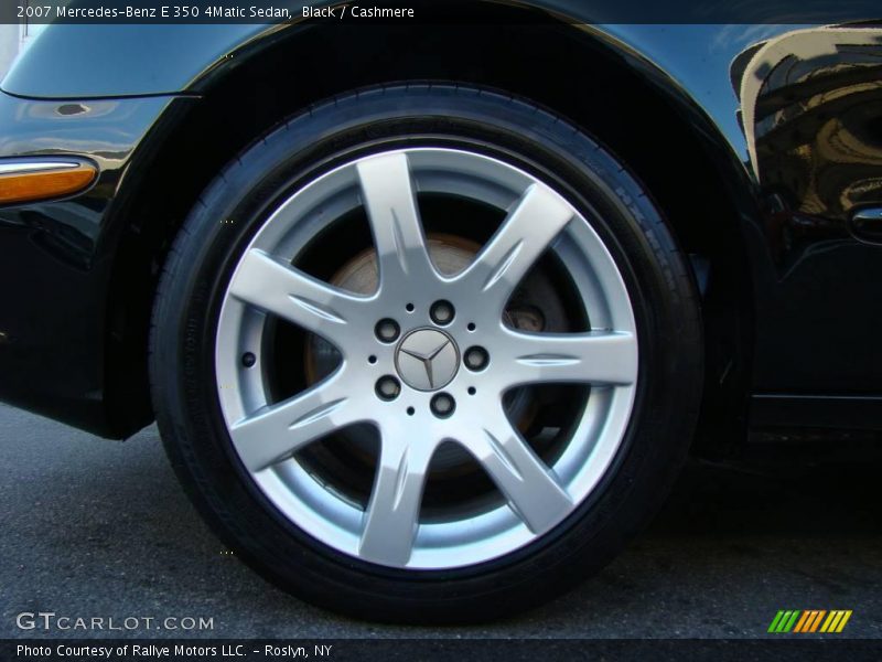 Black / Cashmere 2007 Mercedes-Benz E 350 4Matic Sedan