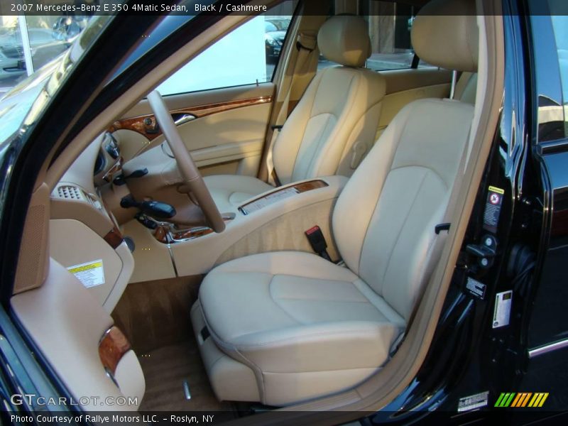 Black / Cashmere 2007 Mercedes-Benz E 350 4Matic Sedan