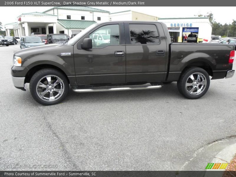 Dark Shadow Grey Metallic / Medium/Dark Flint 2006 Ford F150 XLT SuperCrew