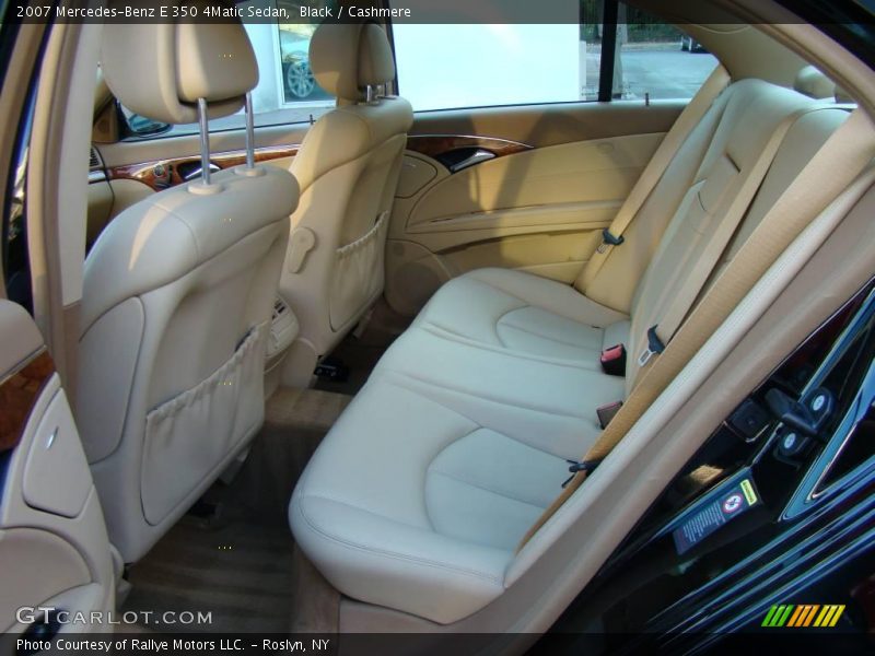 Black / Cashmere 2007 Mercedes-Benz E 350 4Matic Sedan