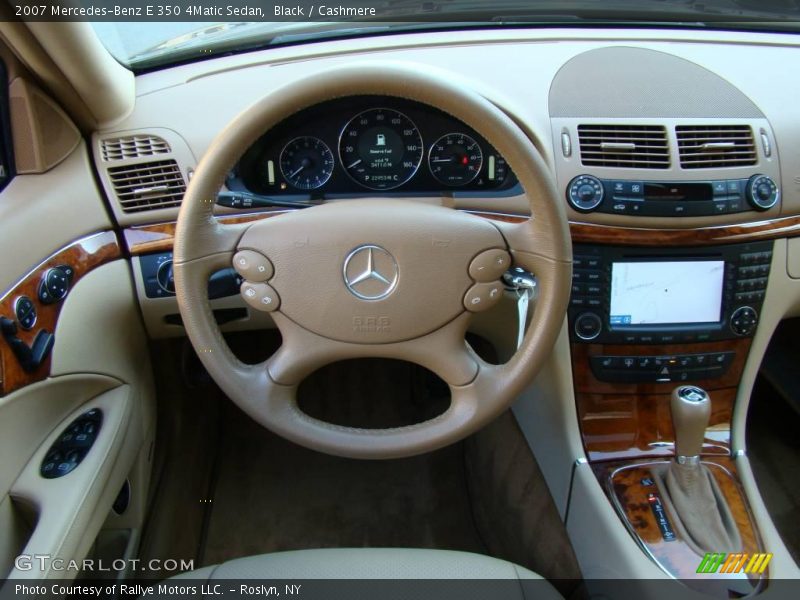 Black / Cashmere 2007 Mercedes-Benz E 350 4Matic Sedan