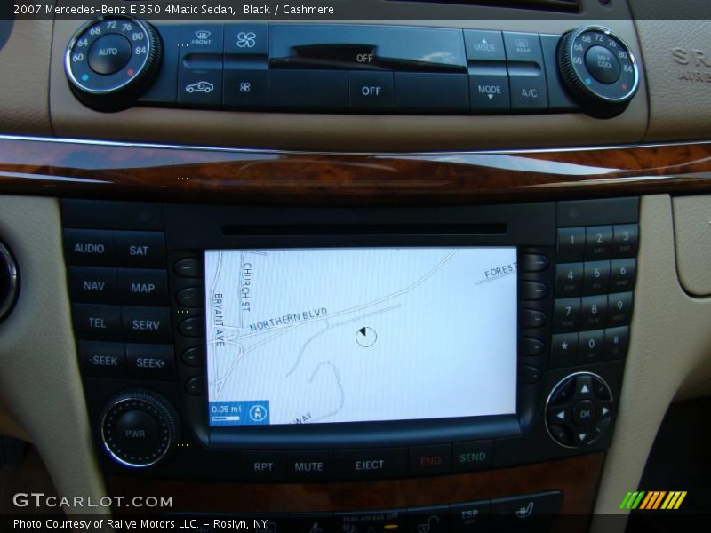 Black / Cashmere 2007 Mercedes-Benz E 350 4Matic Sedan