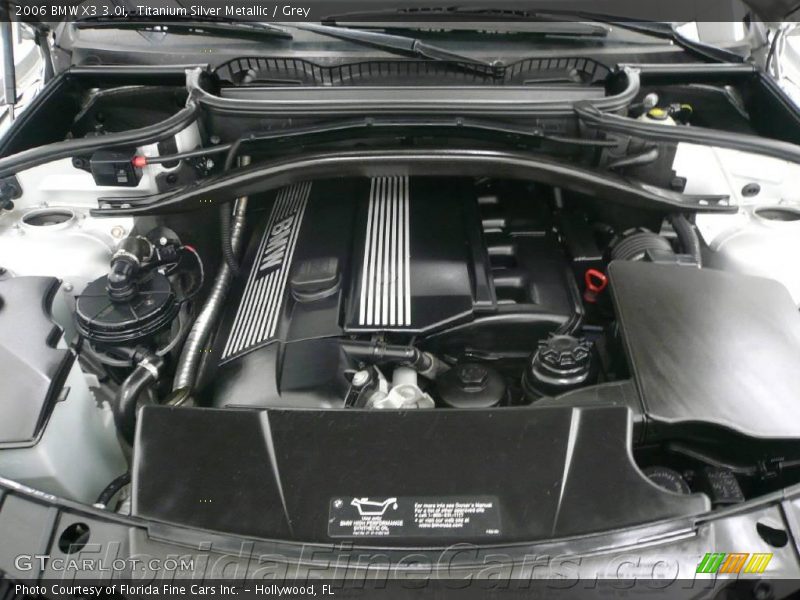 Titanium Silver Metallic / Grey 2006 BMW X3 3.0i