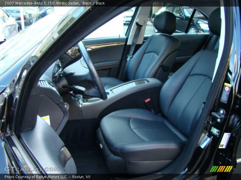 Black / Black 2007 Mercedes-Benz E 350 4Matic Sedan