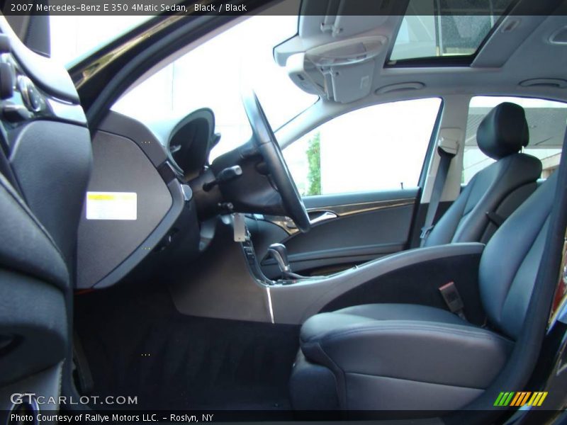 Black / Black 2007 Mercedes-Benz E 350 4Matic Sedan