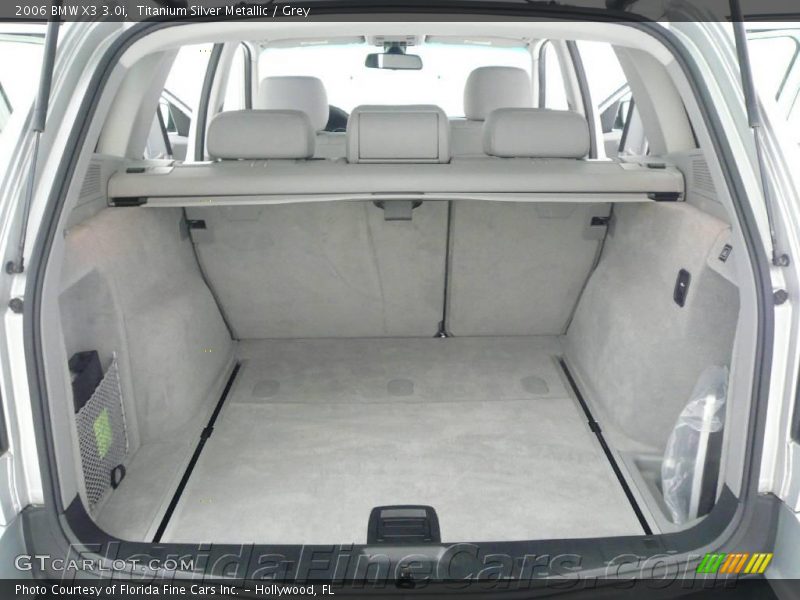 Titanium Silver Metallic / Grey 2006 BMW X3 3.0i