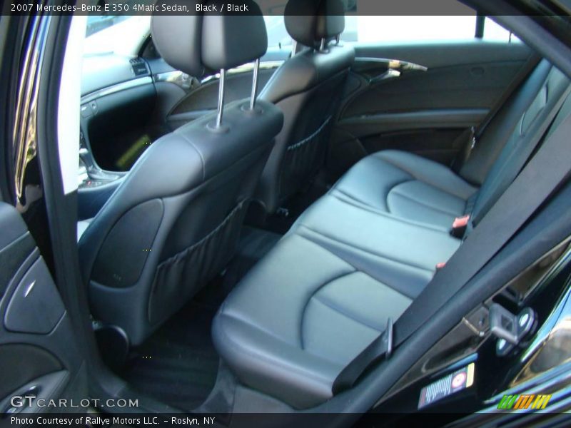 Black / Black 2007 Mercedes-Benz E 350 4Matic Sedan