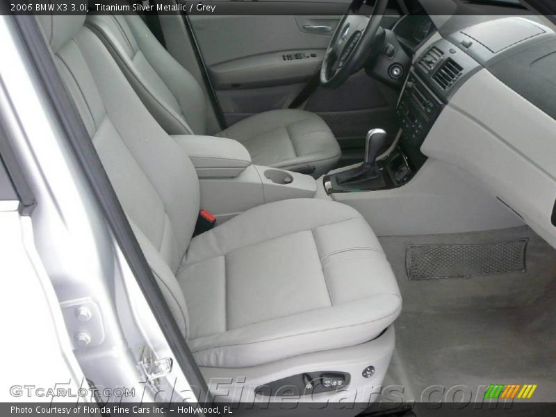 Titanium Silver Metallic / Grey 2006 BMW X3 3.0i