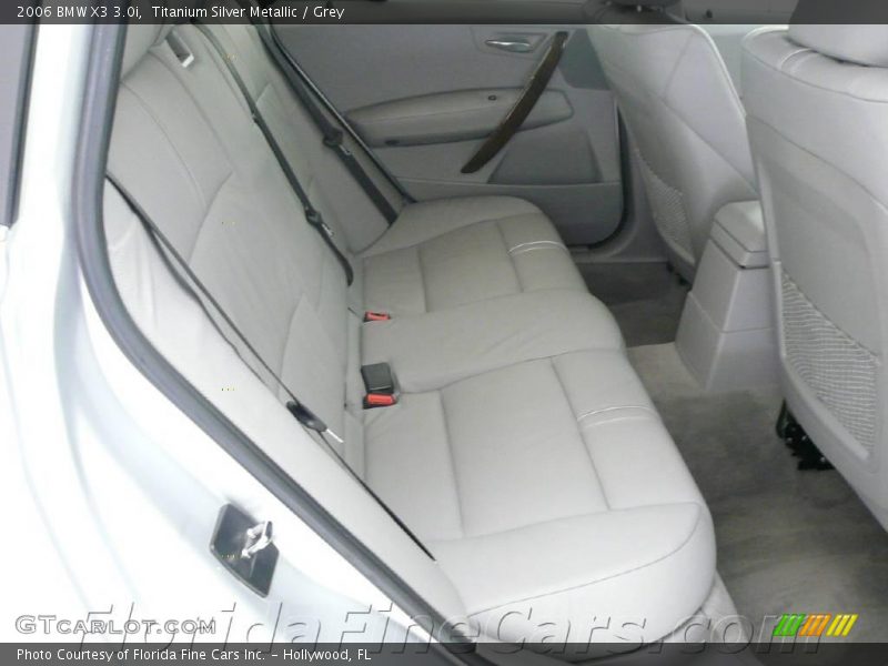 Titanium Silver Metallic / Grey 2006 BMW X3 3.0i