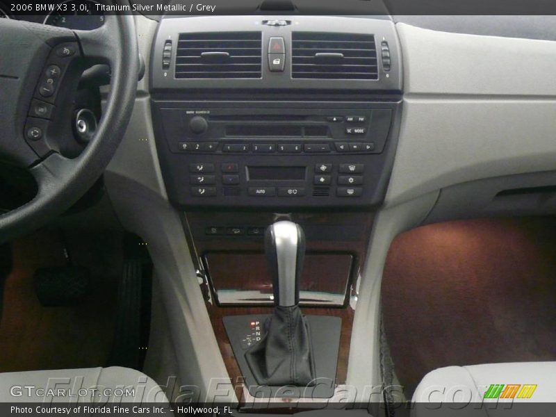 Titanium Silver Metallic / Grey 2006 BMW X3 3.0i