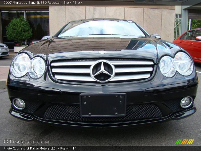 Black / Black 2007 Mercedes-Benz SL 550 Roadster