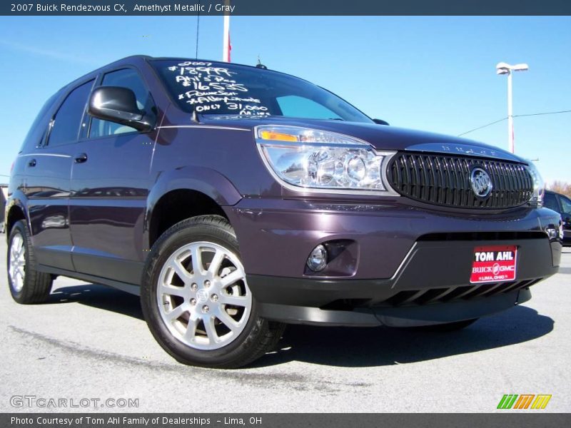 Amethyst Metallic / Gray 2007 Buick Rendezvous CX